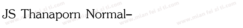 JS Thanaporn Normal字体转换